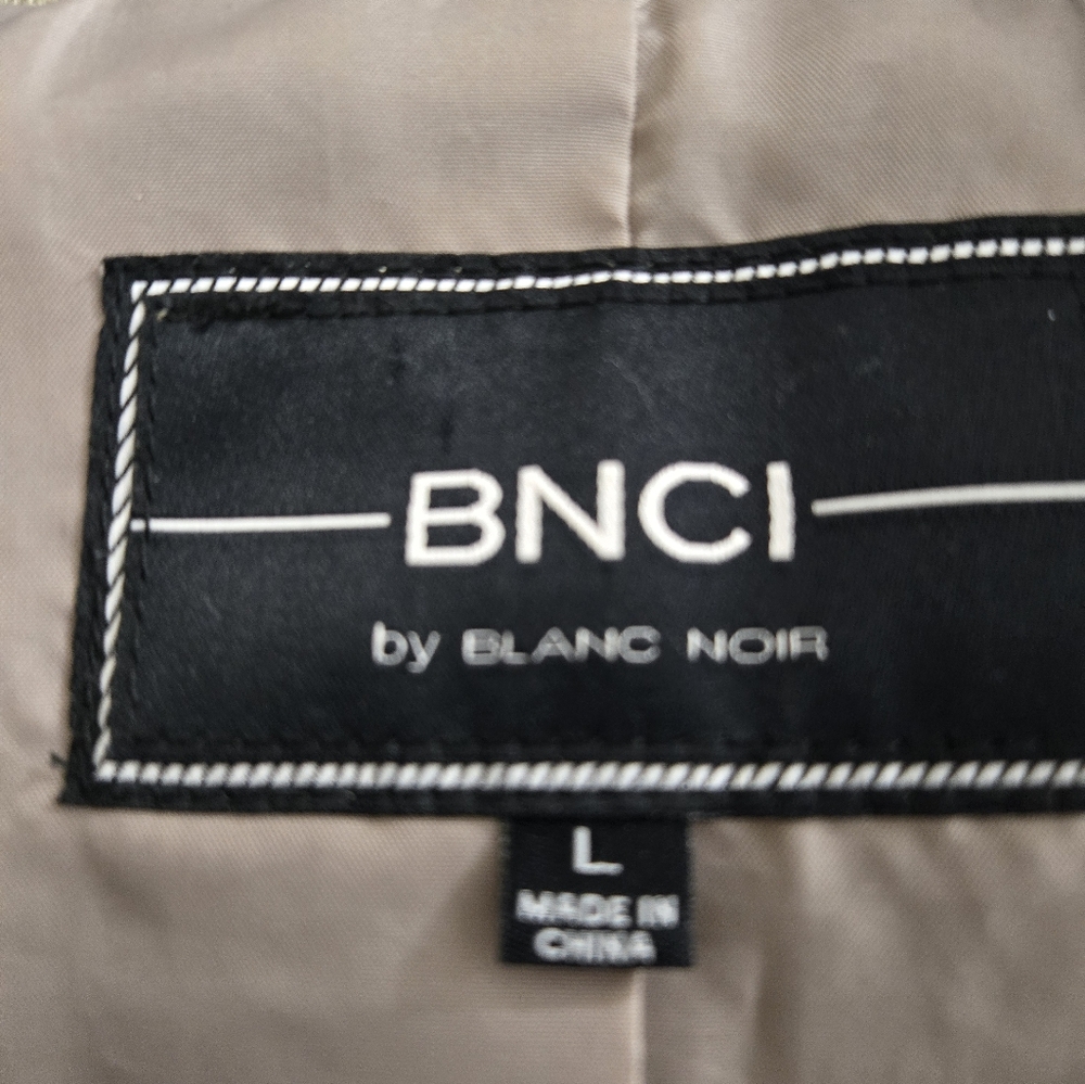 Blanc Noir utility jacket  Tan Field jacket  Full Zip  L - Picture 7 of 10